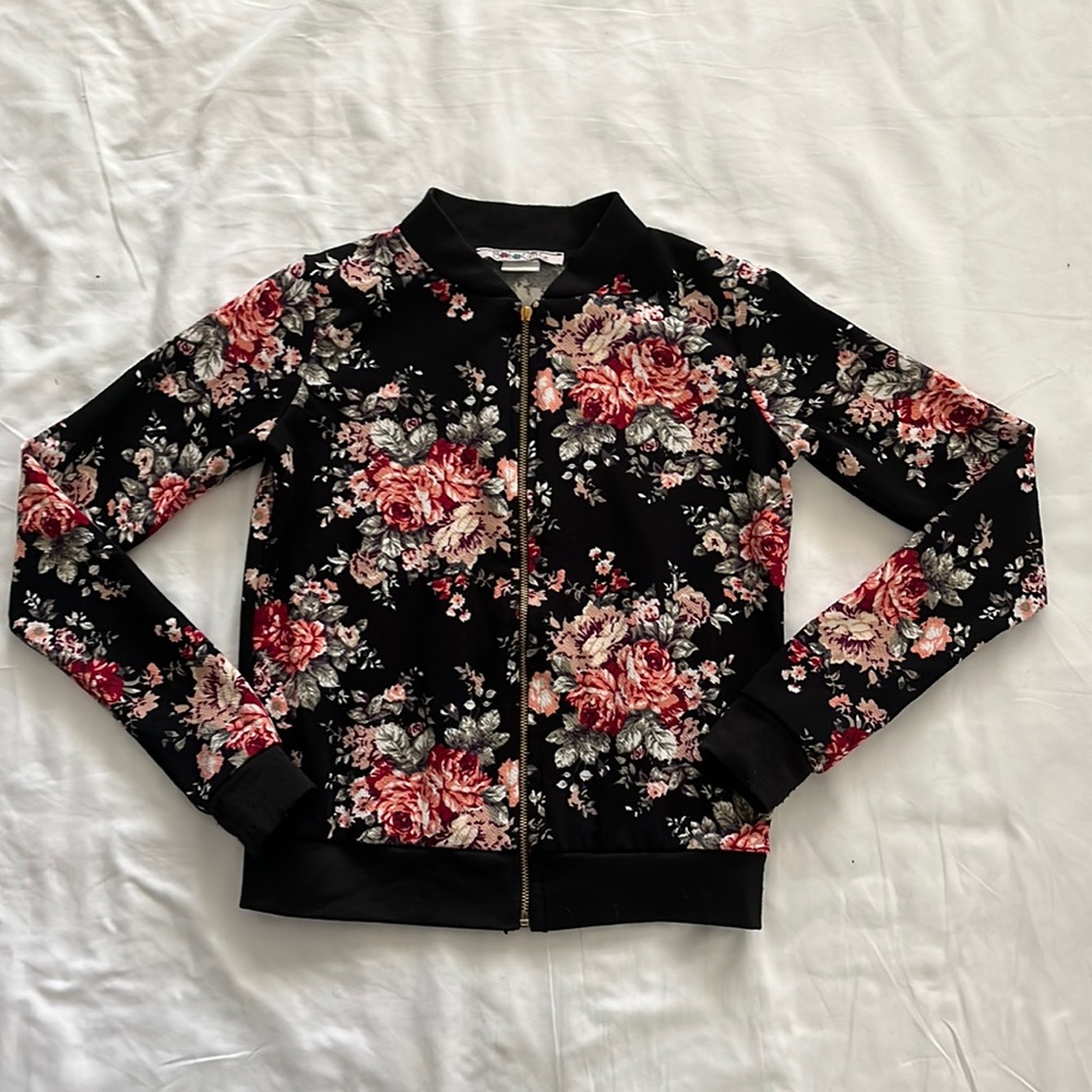 Floral lightweight jacket
